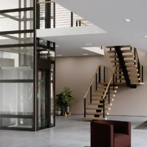 Compact Home Elevator for Villas